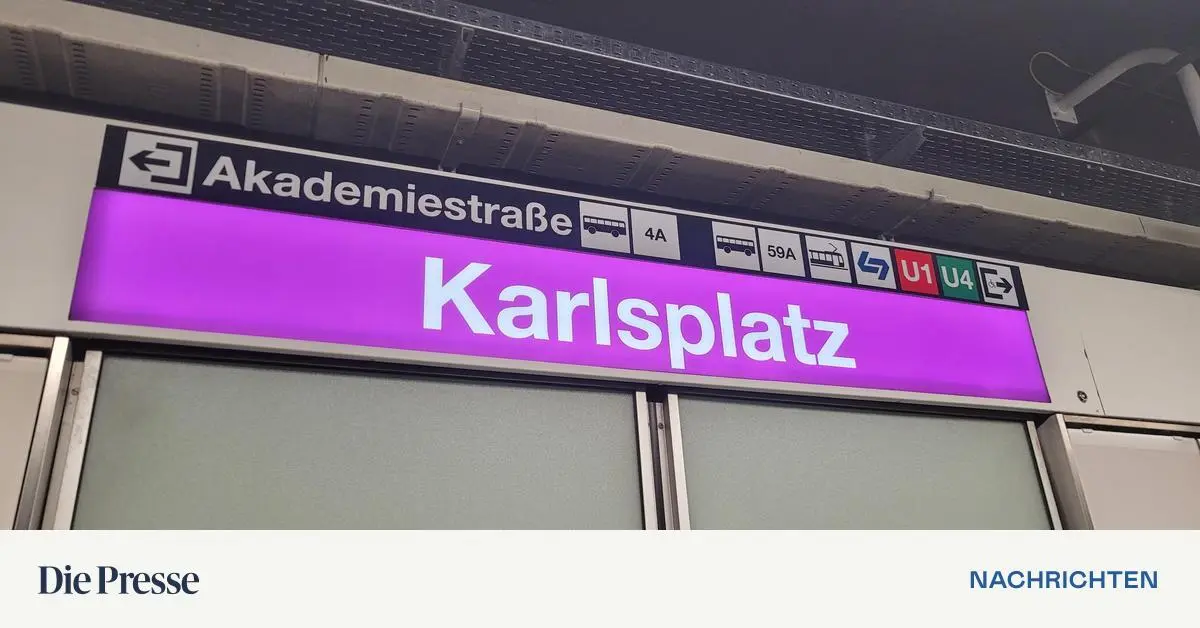 U2 fährt ab sofort wieder zwischen Schottentor und Karlsplatz ...